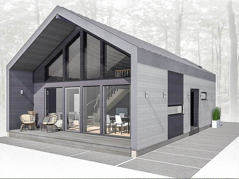 Prefabricated timber frame house design - VIT-102